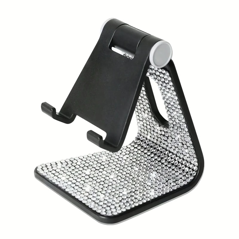 Sparkling Diamond Phone Stand For Desk Adjustable Tablet And Mobile Holder 7