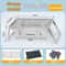 Portable Stainless Steel Folding Charcoal Grill Outdoor BBQ Stove Compact Barbecue Rack 1