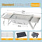 Portable Stainless Steel Folding Charcoal Grill Outdoor BBQ Stove Compact Barbecue Rack 6