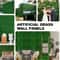Artificial Grass Wall Panels Boxwood Hedge Greenery Backdrop Decor Set 10pcs 1