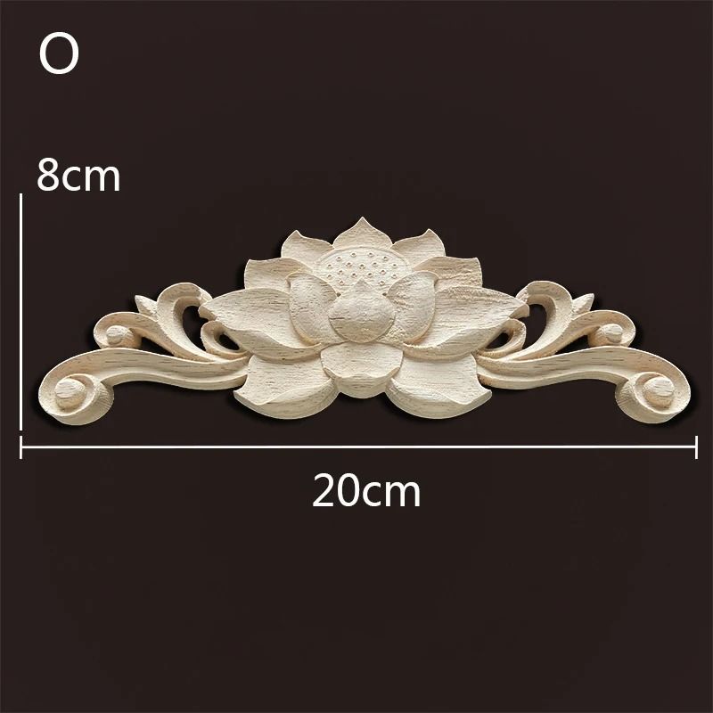 Vintage Carved Wood Appliques Decorative Wood Trim For Furniture And Home Decor 1