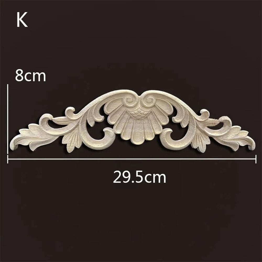 Vintage Carved Wood Appliques Decorative Wood Trim For Furniture And Home Decor 6
