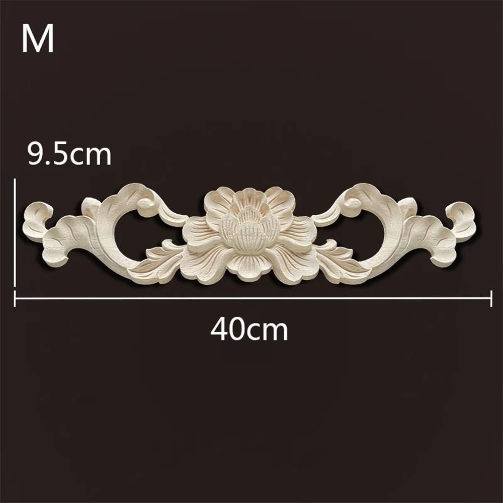 Vintage Carved Wood Appliques Decorative Wood Trim For Furniture And Home Decor 10