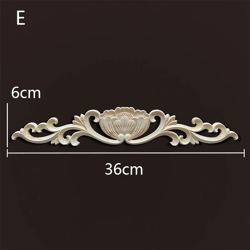 Vintage Carved Wood Appliques Decorative Wood Trim For Furniture And Home Decor 8