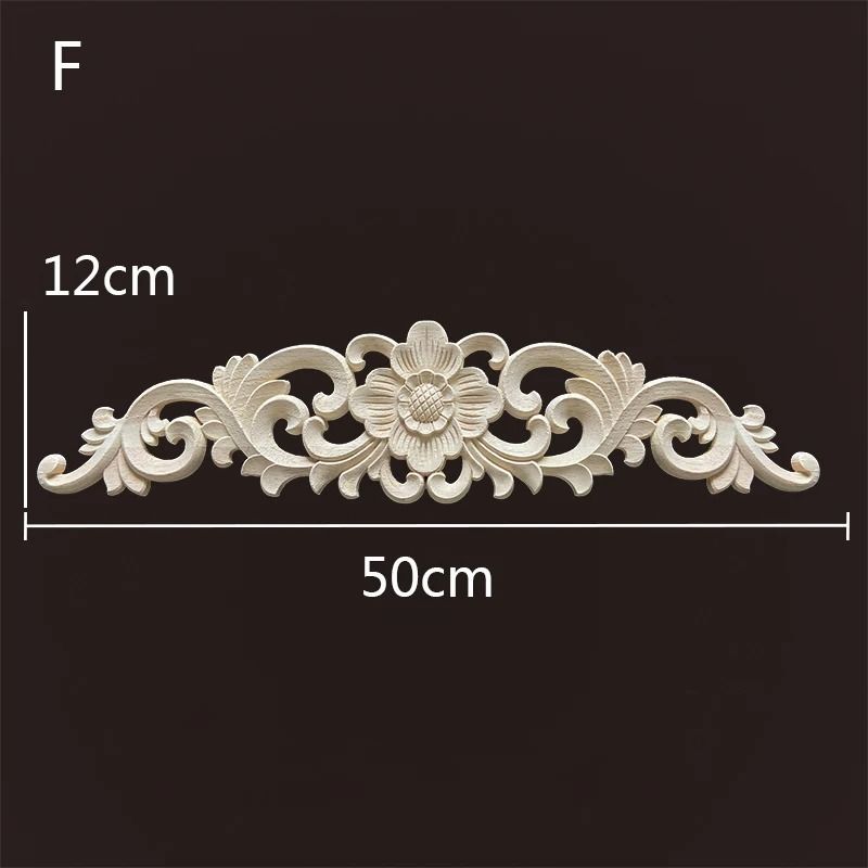 Vintage Carved Wood Appliques Decorative Wood Trim For Furniture And Home Decor 18