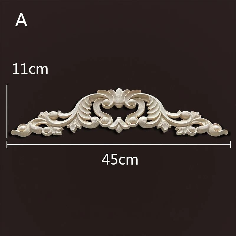 Vintage Carved Wood Appliques Decorative Wood Trim For Furniture And Home Decor 13