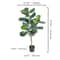 Artificial Olive Tree Faux Indoor Plant Large Decorative Tree With Pot 2