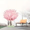 Artificial Cherry Blossom Tree Pink Faux Cherry Tree Decor For Weddings And Home 2