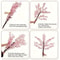Artificial Cherry Blossom Tree Pink Faux Cherry Tree Decor For Weddings And Home 5