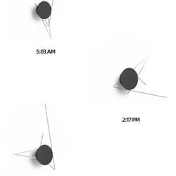 diy wall clock modern minimalist silent large wall clock decor