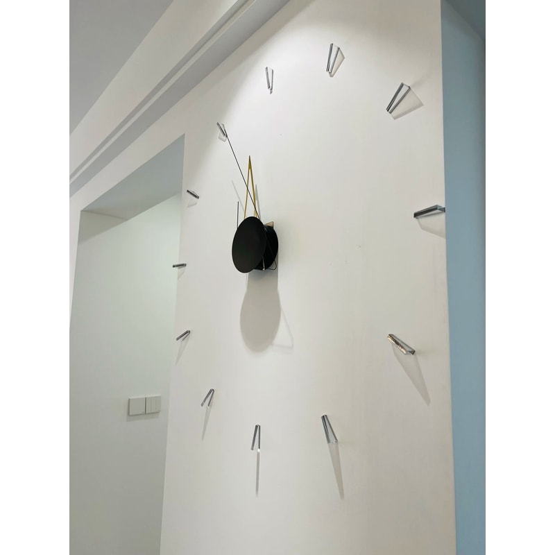DIY Wall Clock Modern Minimalist Silent Large Wall Clock Decor 8