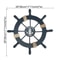 Vintage Nautical Ship Wheel Decor Wooden Boat Helm Wall Decoration 4
