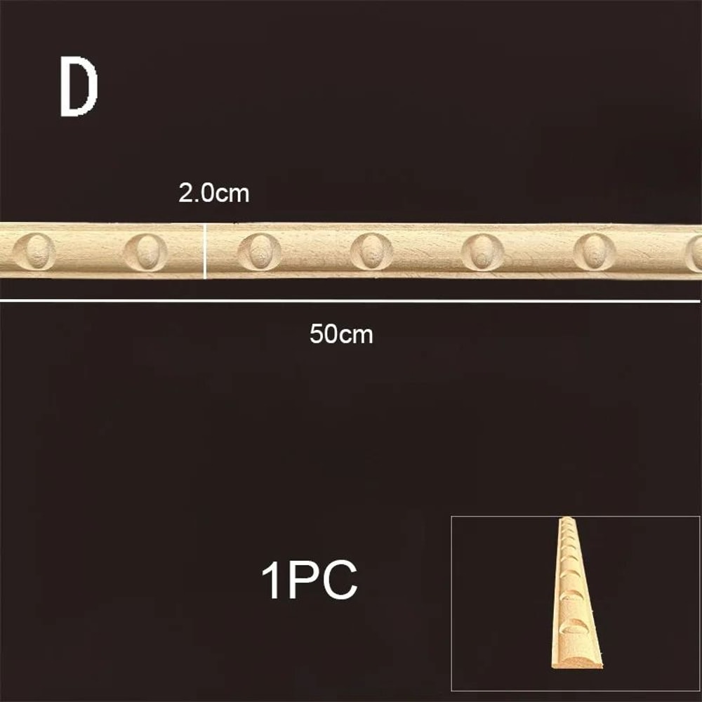 Vintage Carved Wood Molding Appliques Decorative Trim For Furniture And Cabinets 7