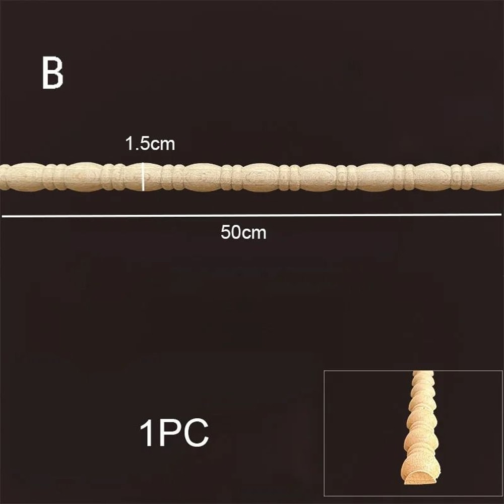 Vintage Carved Wood Molding Appliques Decorative Trim For Furniture And Cabinets 12