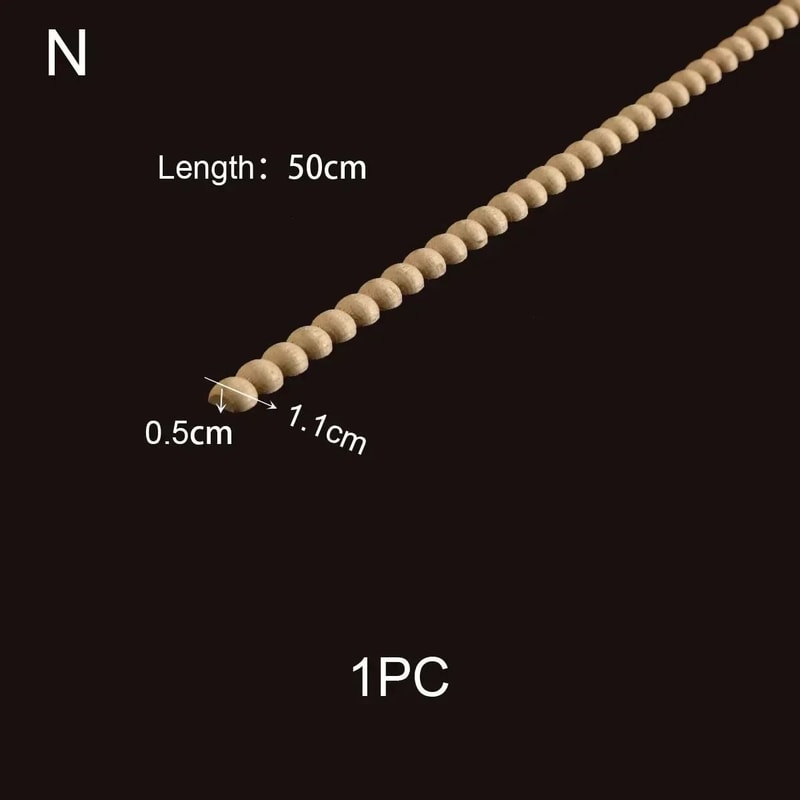 Vintage Decorative Wood Furniture Appliques Carved Wood Moldings Trim 22