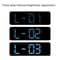 Large Digital Wall Clock LED Display With Temperature Humidity And Week Calendar 6