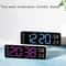 Large Digital Wall Clock LED Display With Temperature Humidity And Week Calendar 8