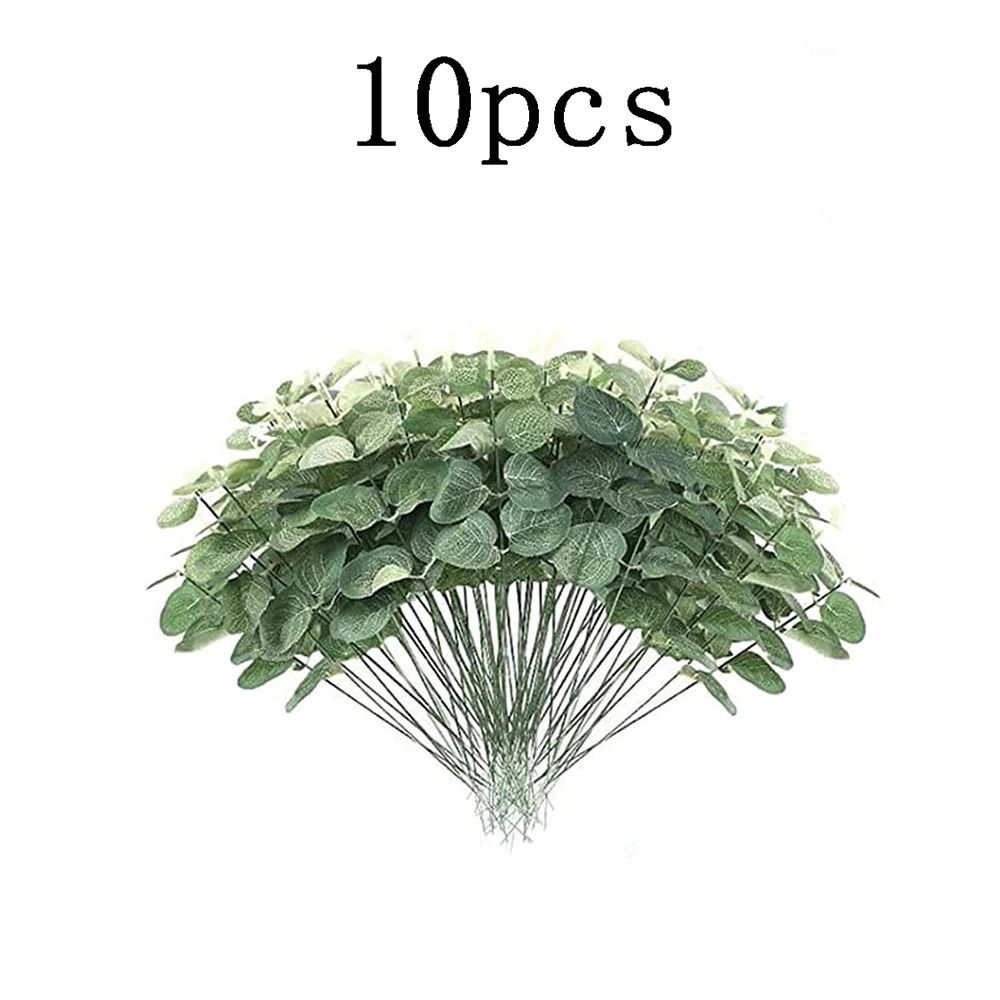 Artificial Eucalyptus Stems Bulk Set For Wedding And Home Greenery Decor 1