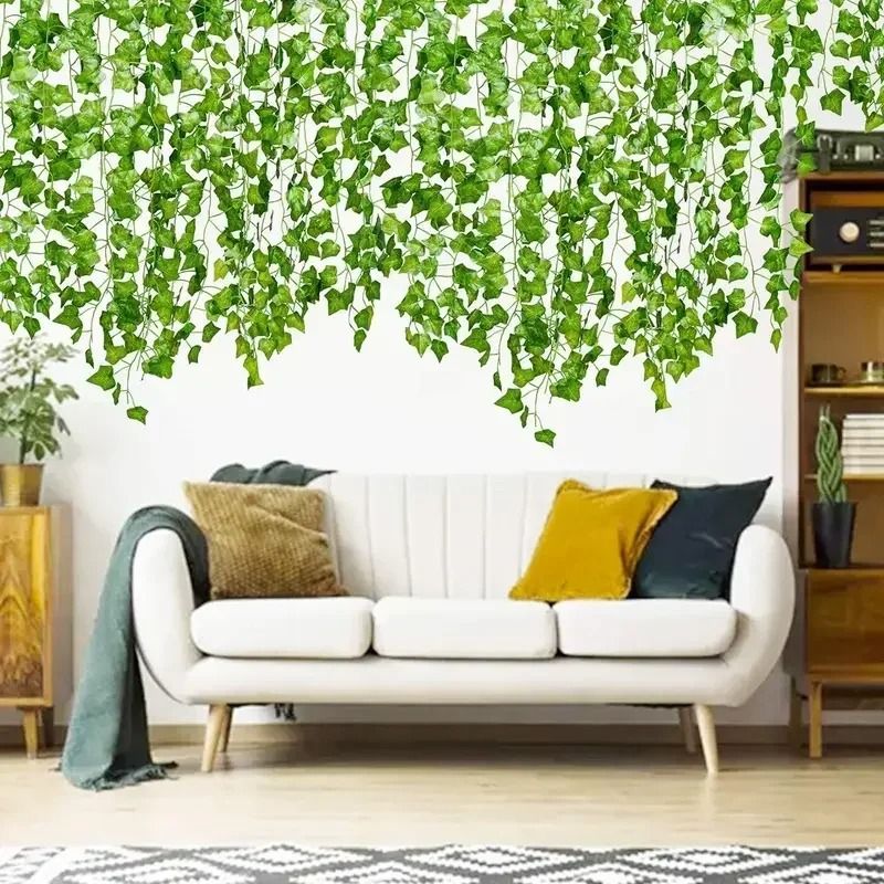 Artificial Ivy Vine Garland Hanging Green Leaves Decor For Home And Events 0