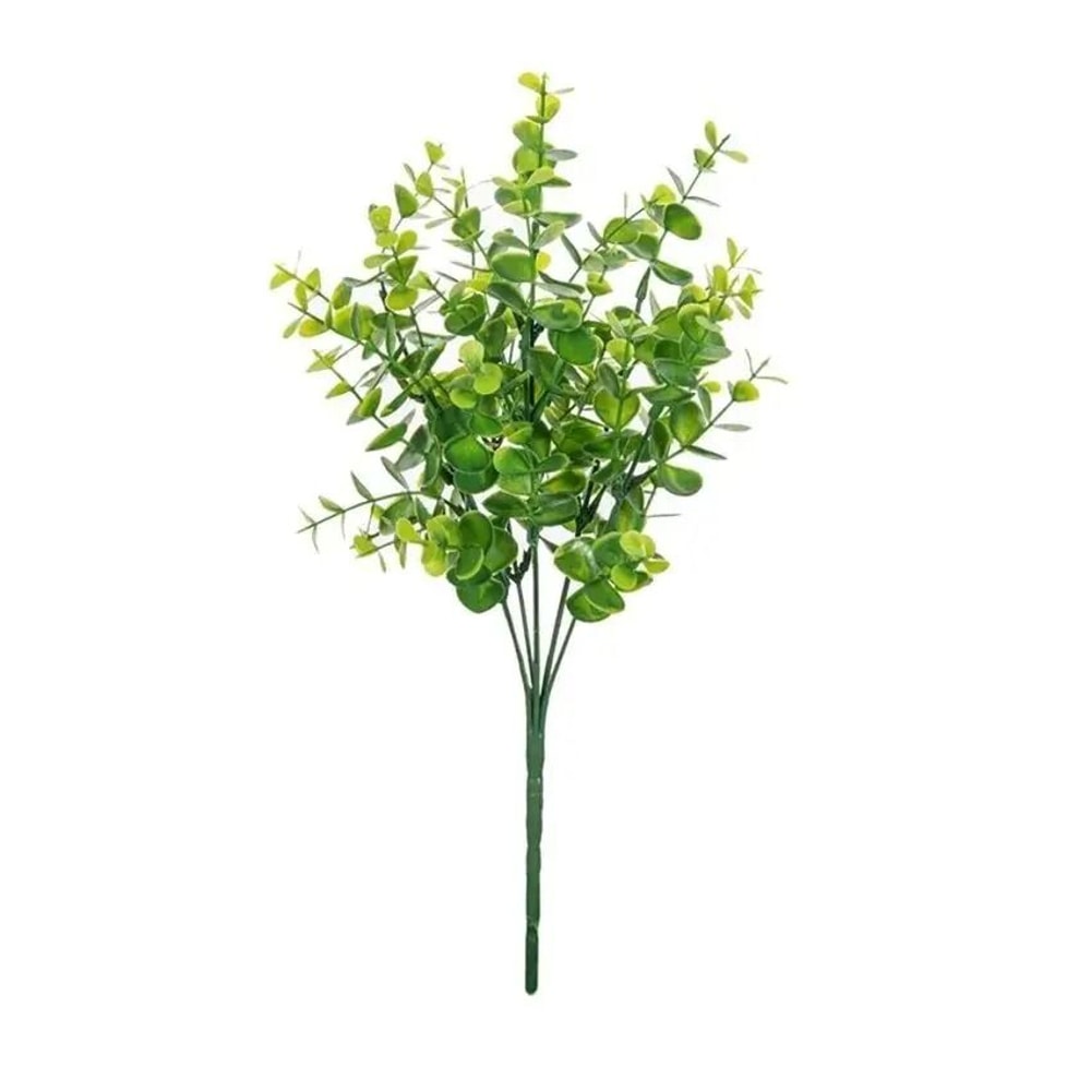 Artificial Eucalyptus Leaves Branch Faux Greenery Stem For Vase Decor 2
