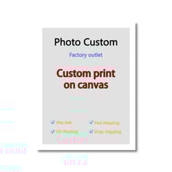 custom canvas print personalized photo wall art large hd poster