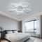 Modern LED Chandelier Chrome Gold Ceiling Light Fixture For Living Room 9