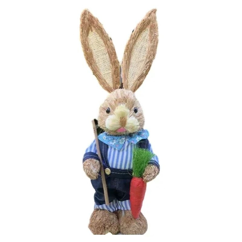 Easter Bunny Decoration Cute Rabbit Figurine Holiday Home Decor 10