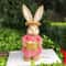 Easter Bunny Decoration Cute Rabbit Figurine Holiday Home Decor 5
