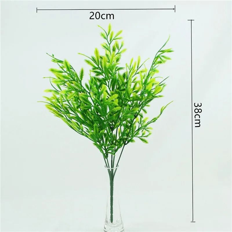 Artificial Fern Grass Plant Greenery Decor For Home Garden And Events 27
