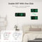 Smart LED Wall Clock Silent Digital Desk Clock With Thermometer Calendar 12