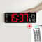 Smart LED Wall Clock Silent Digital Desk Clock With Thermometer Calendar 5