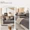 Minimalist Chenille Sofa Cover Anti Slip Couch Protector All Season Slipcover 9