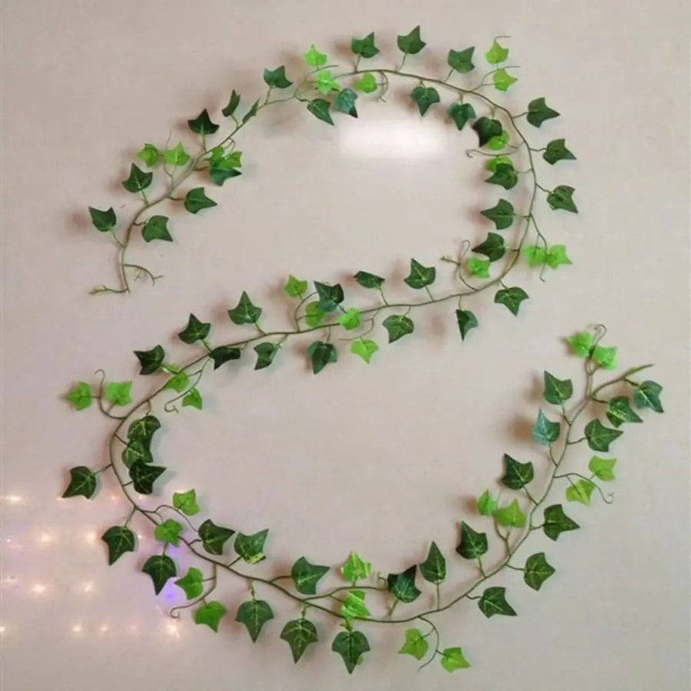 Artificial Hanging Garland Vine Green Leaves Decor For Home And Events 1