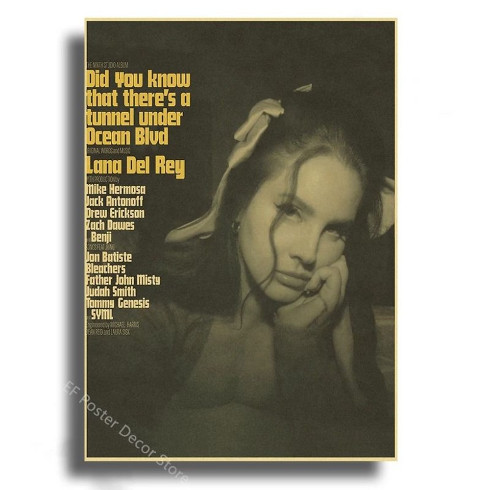 Retro Music Album Poster Aesthetic Wall Art Indie Room Decor 24