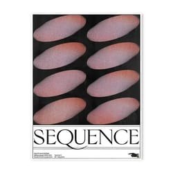 modern abstract blue waves poster open your mind wall art print