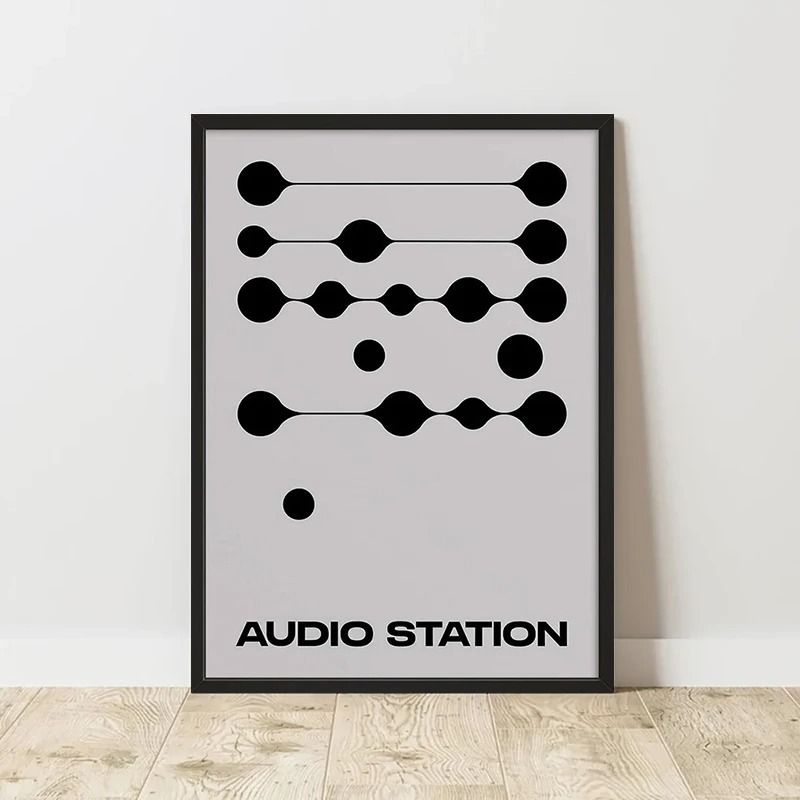 Classic Retro Abstract Canvas Poster Frameless Wall Art Print 27