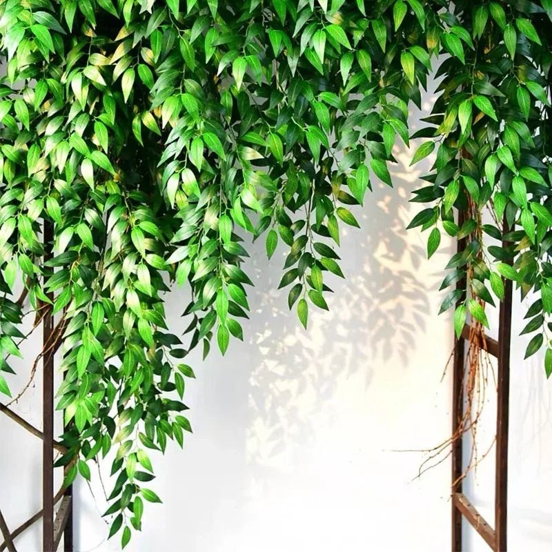 10PCS Artificial Ruscus Greenery Stems Faux Leaves Wedding Decor 3