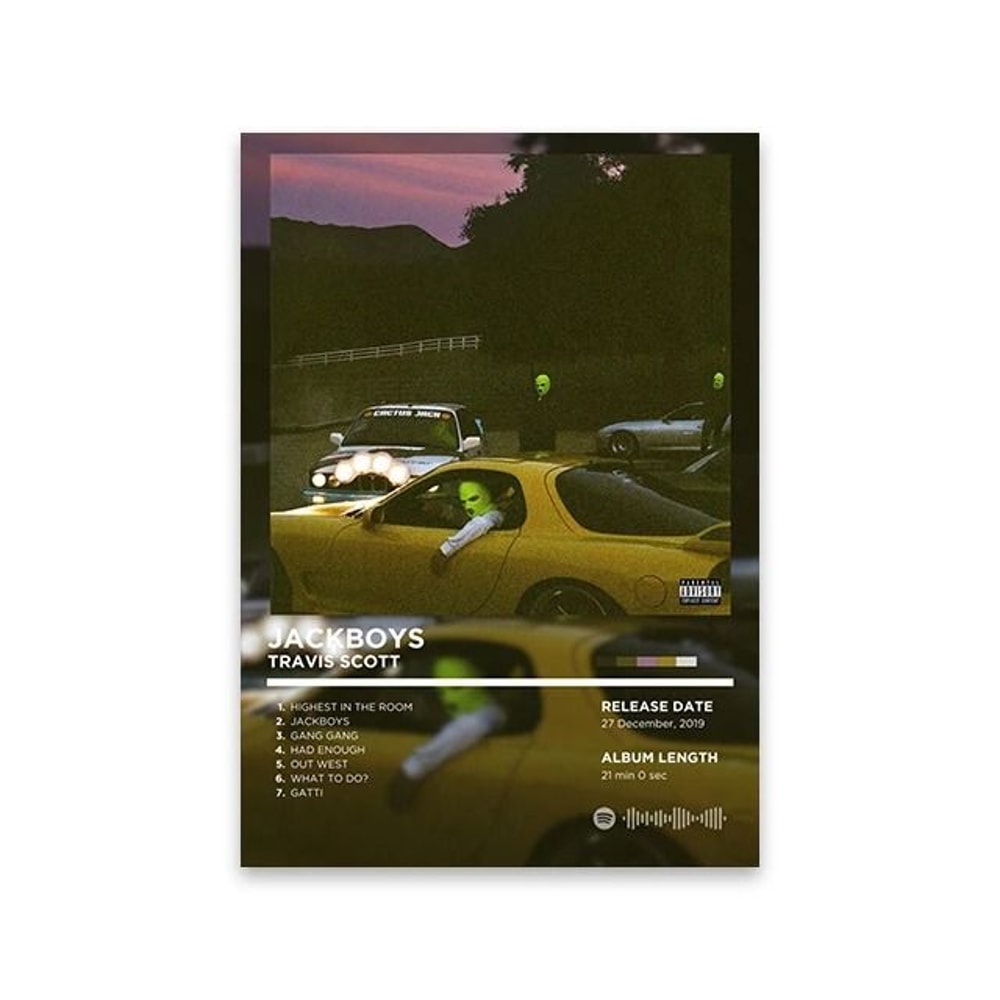 Retro Rap Album Cover Canvas Poster Music Wall Art Print 7