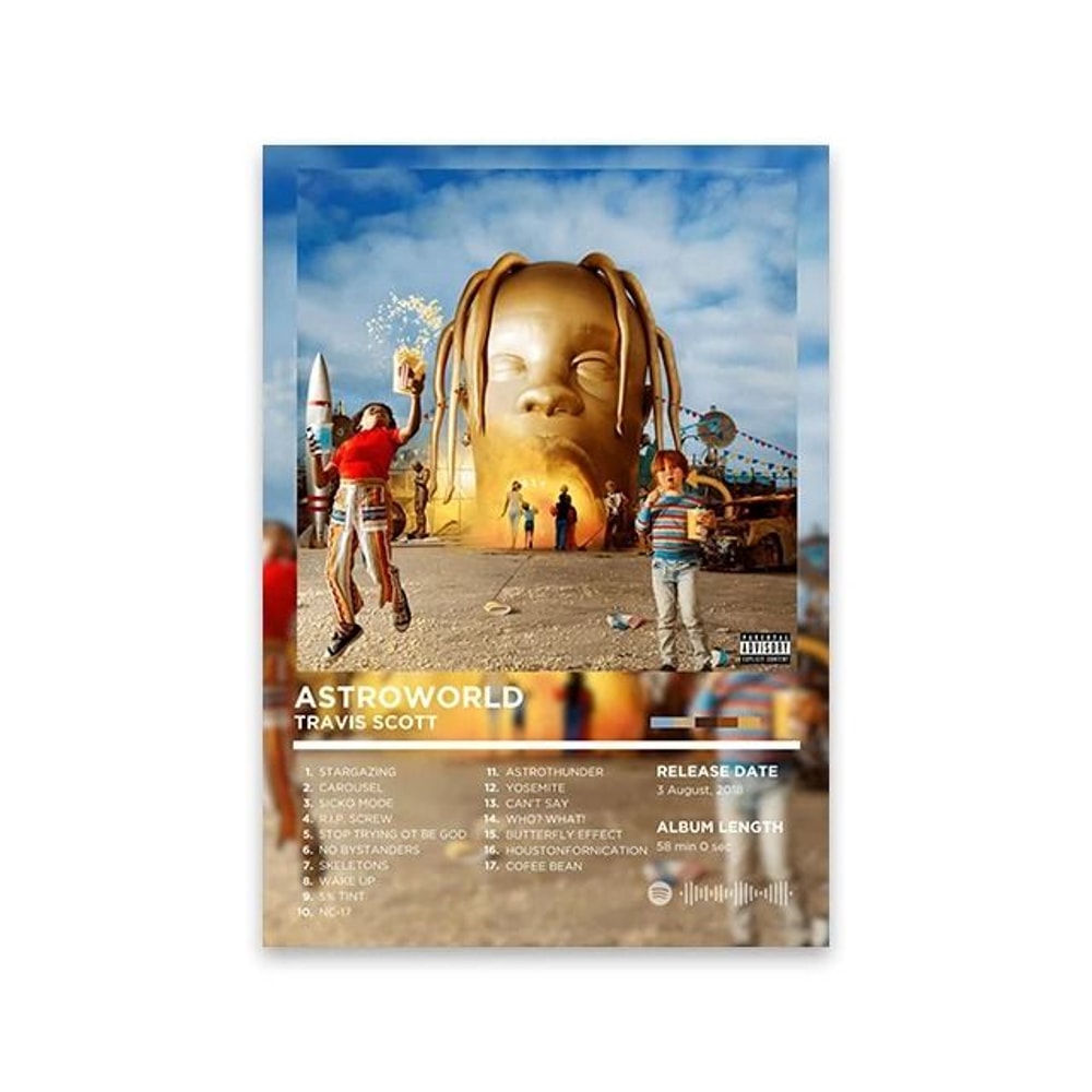 Retro Rap Album Cover Canvas Poster Music Wall Art Print 22