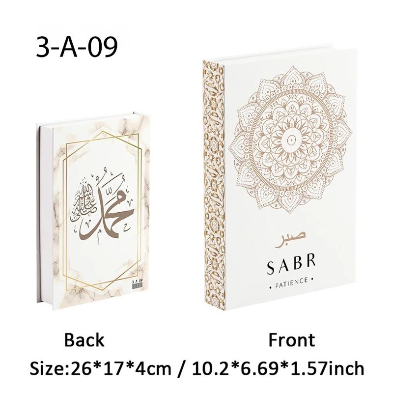 Islamic Decorative Book Storage Box Luxury Coffee Table Organizer 15