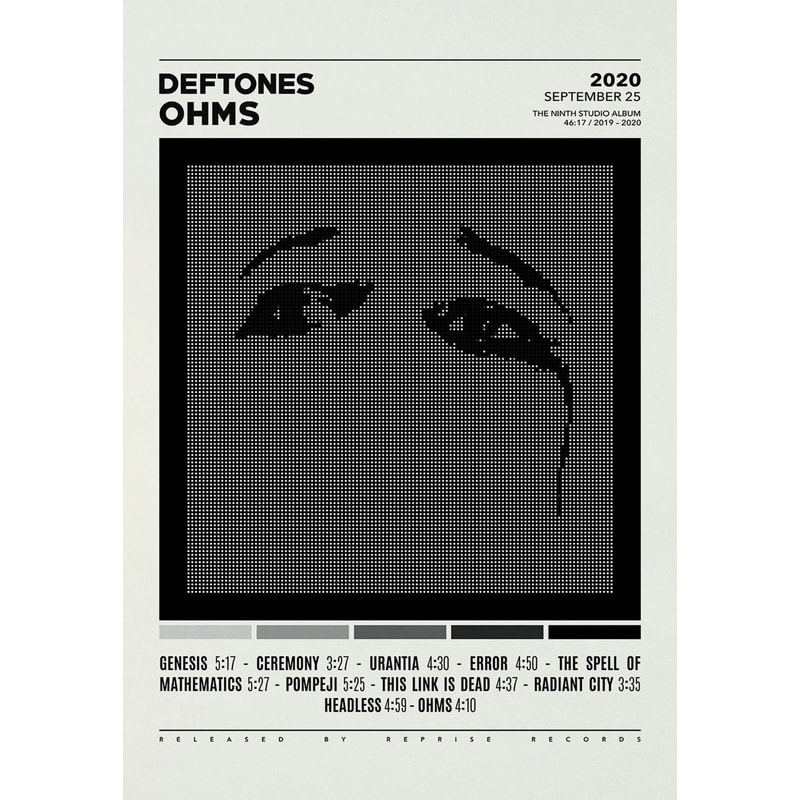 Deftones Album Cover Canvas Poster Music Wall Art Print 4