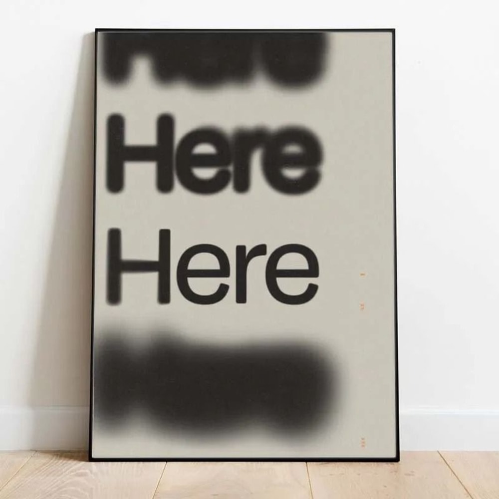 Inspirational Quote Canvas Wall Art Modern Calligraphy Poster For Home Decor 9