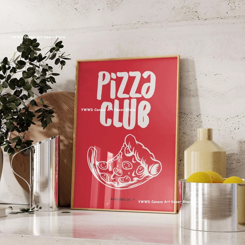 Bon Appetit Coffee Canvas Wall Art Modern Kitchen Poster Espresso Decor Print 4