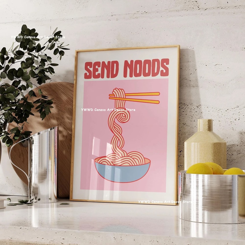 Bon Appetit Coffee Canvas Wall Art Modern Kitchen Poster Espresso Decor Print 6