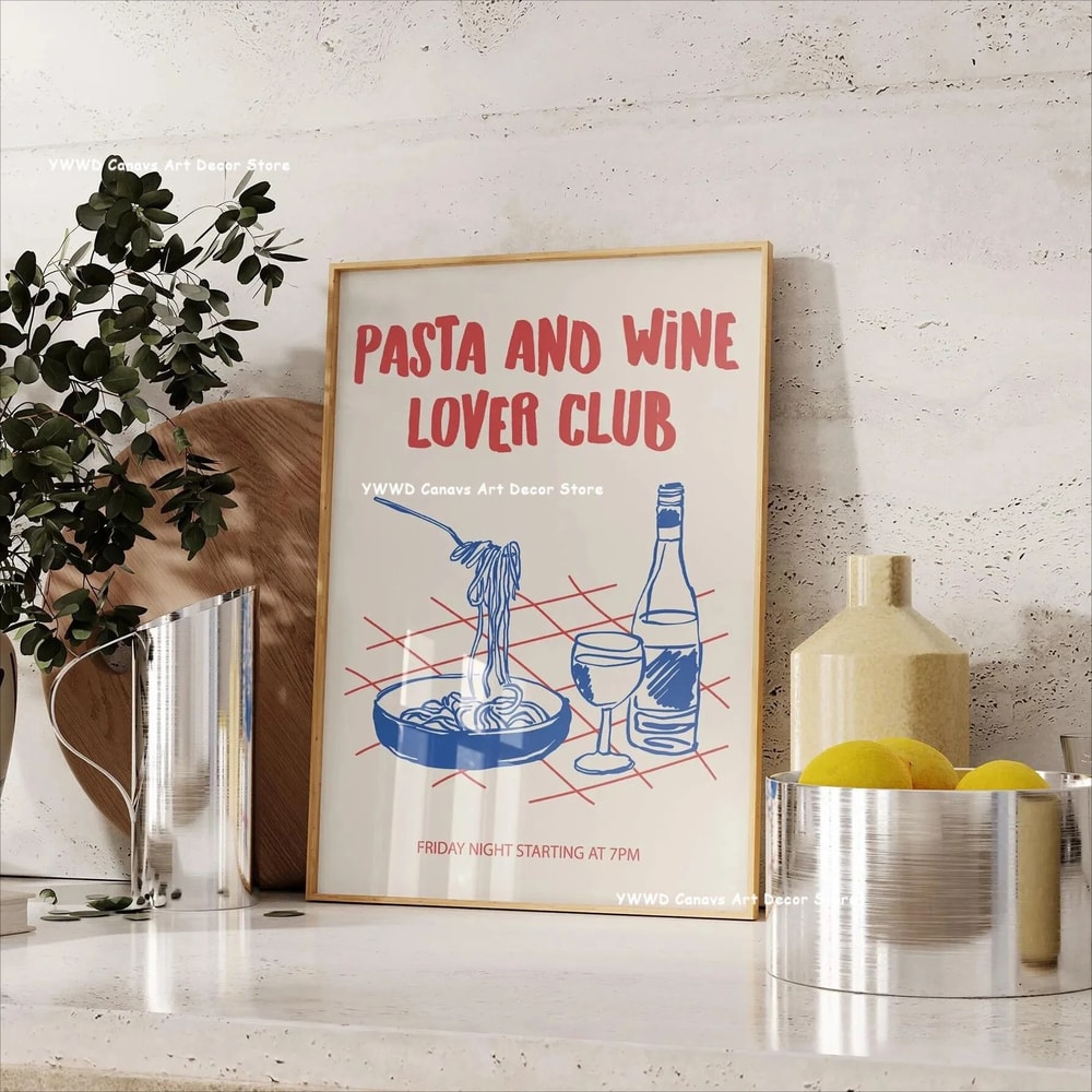 Bon Appetit Coffee Canvas Wall Art Modern Kitchen Poster Espresso Decor Print 9