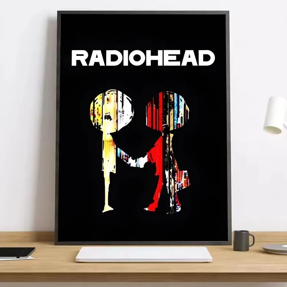 Radiohead Rainbow Canvas Poster Aesthetic Band Wall Art For Room Decor 6