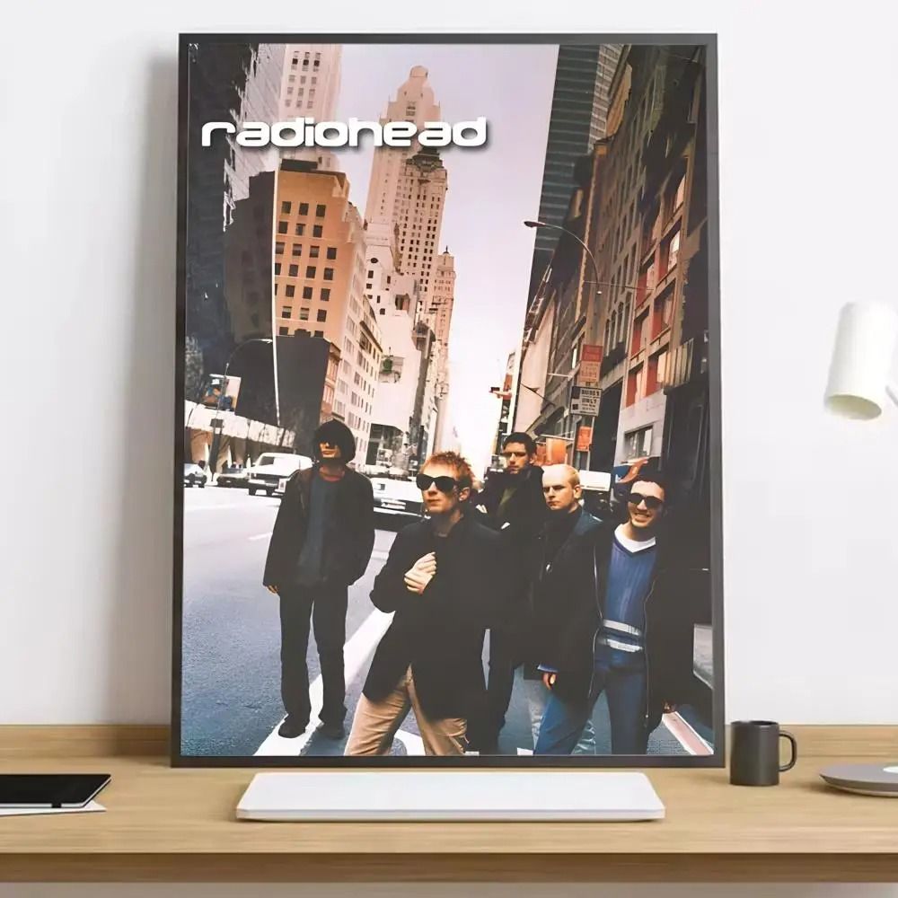 Radiohead Rainbow Canvas Poster Aesthetic Band Wall Art For Room Decor 8