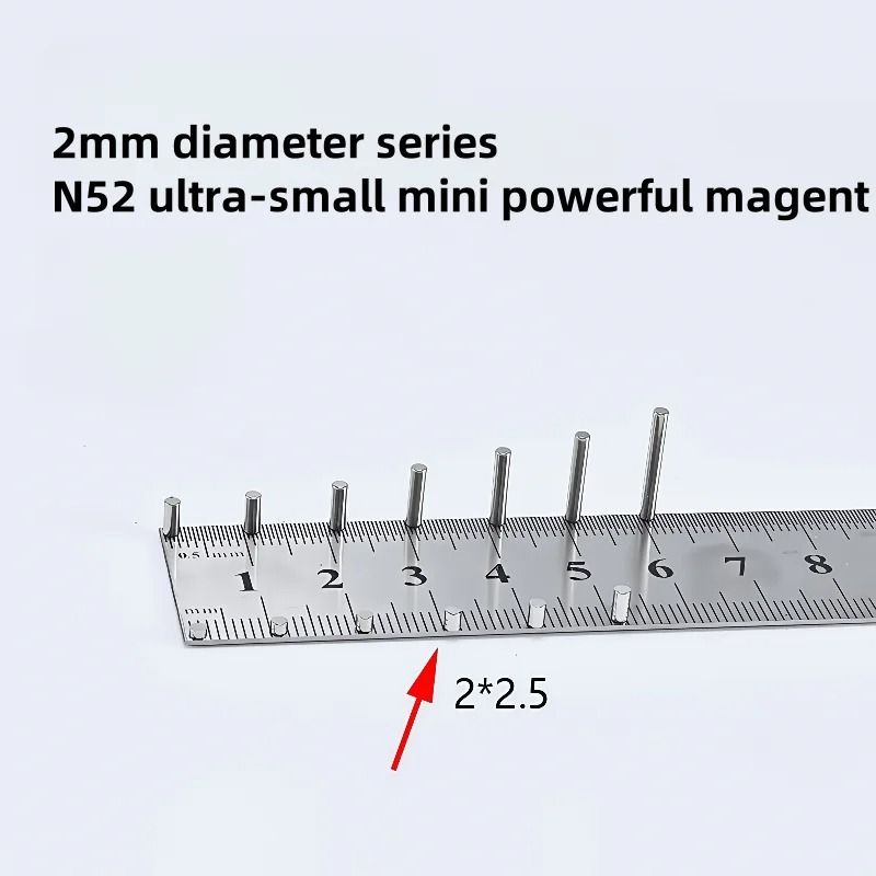 Ultra Strong Mini Refrigerator Magnets N52 Neodymium Small Round Magnet Set 4