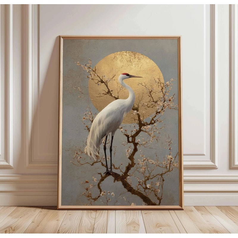 Japanese Wall Art Canvas Poster Asian Animal Decor For Modern Living Room 4