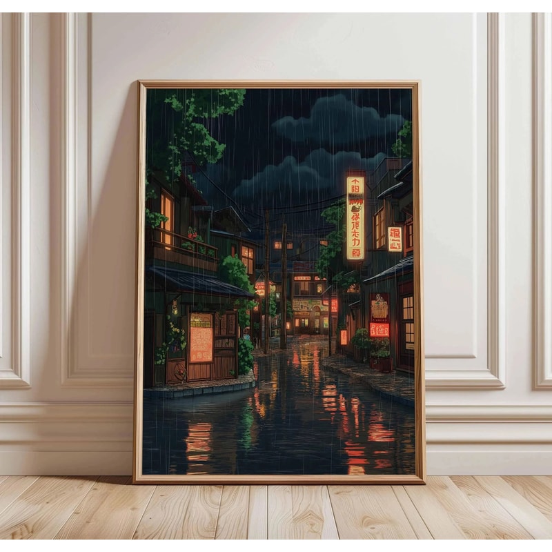 Japanese Wall Art Canvas Poster Asian Animal Decor For Modern Living Room 16